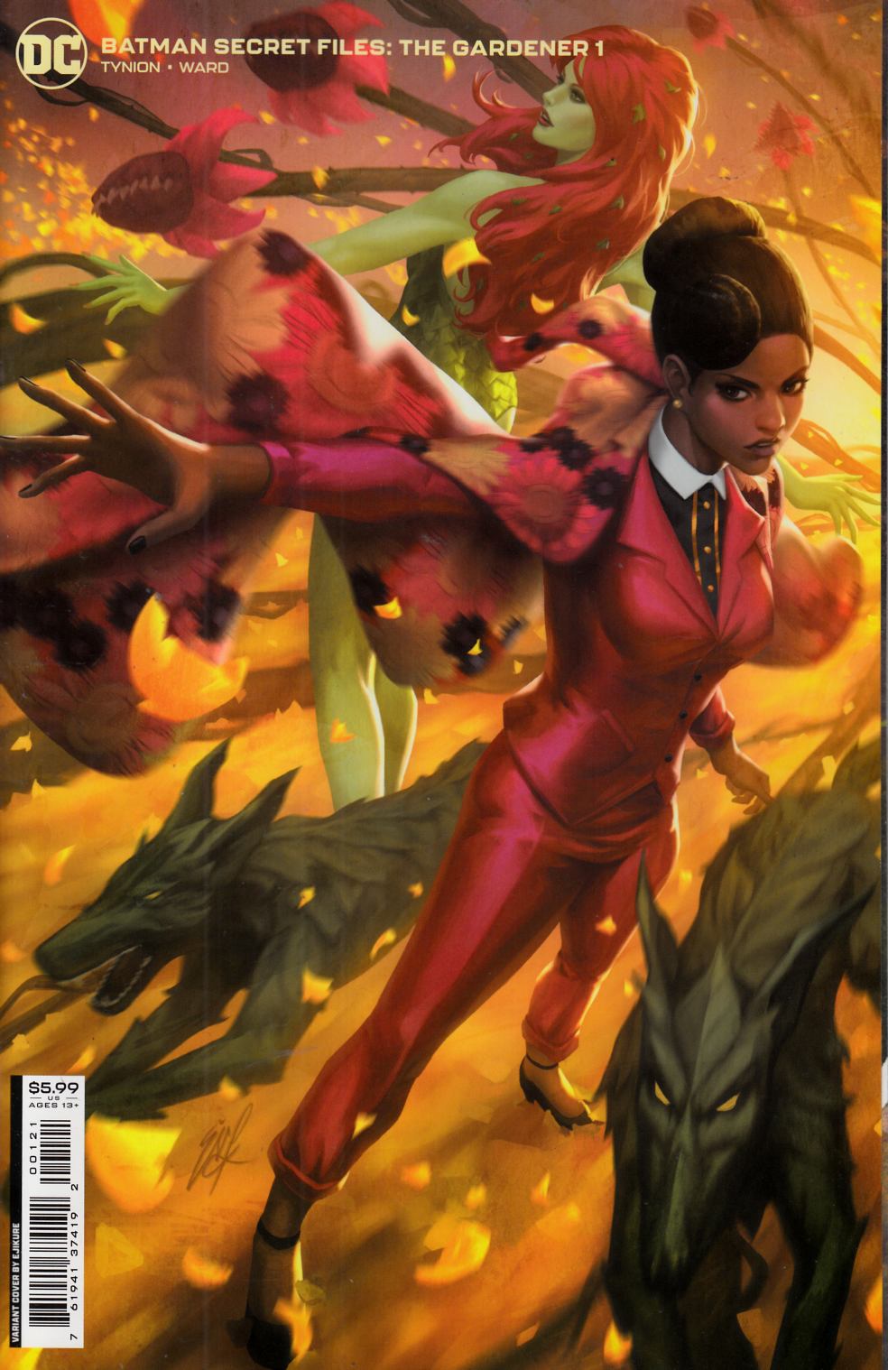 Batman Secret Files the Gardener #1 Ejikure Variant Cover Near Mint (9.4) [DC Comic] LARGE