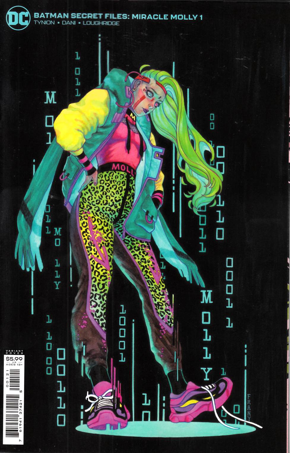 Batman Secret Files Miracle Molly #1 Frany Variant Cover Near Mint (9.4) [DC Comic] LARGE