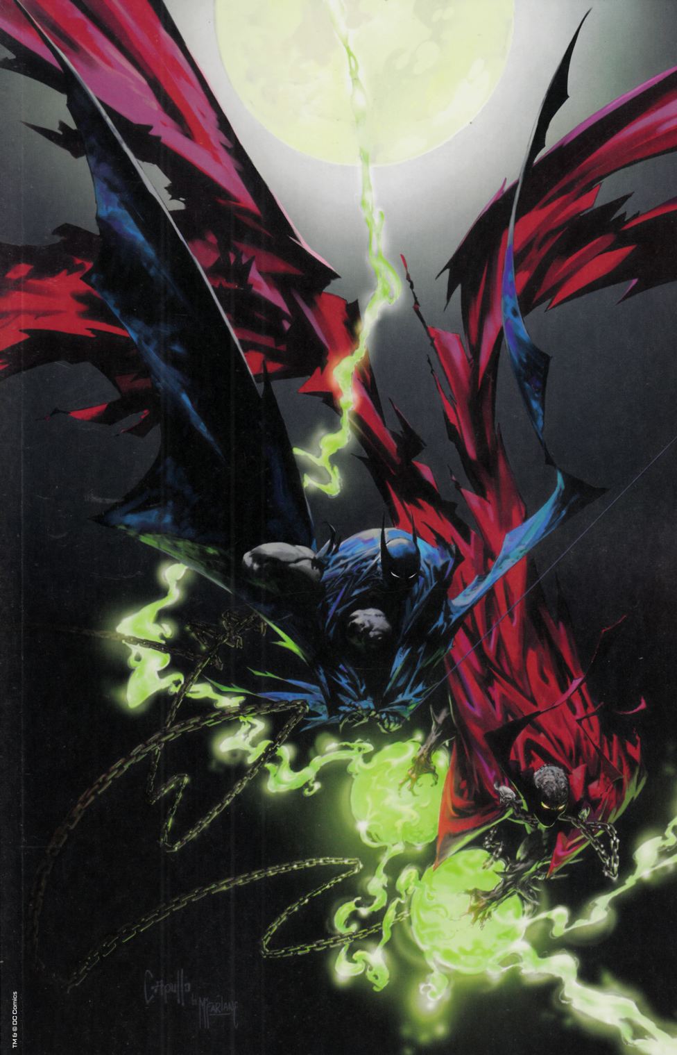 Batman Spawn #1 Glow in the Dark Variant Cover Near Mint (9.4) [DC Comic] LARGE