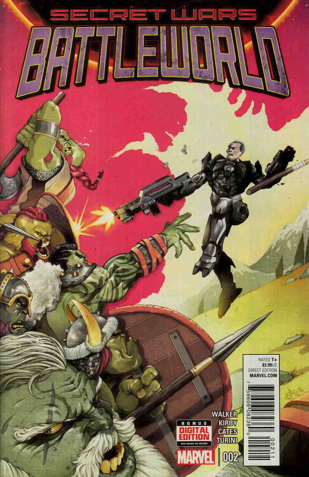 Secret Wars Battleworld #2 Near Mint (9.4) [Marvel Comic] LARGE