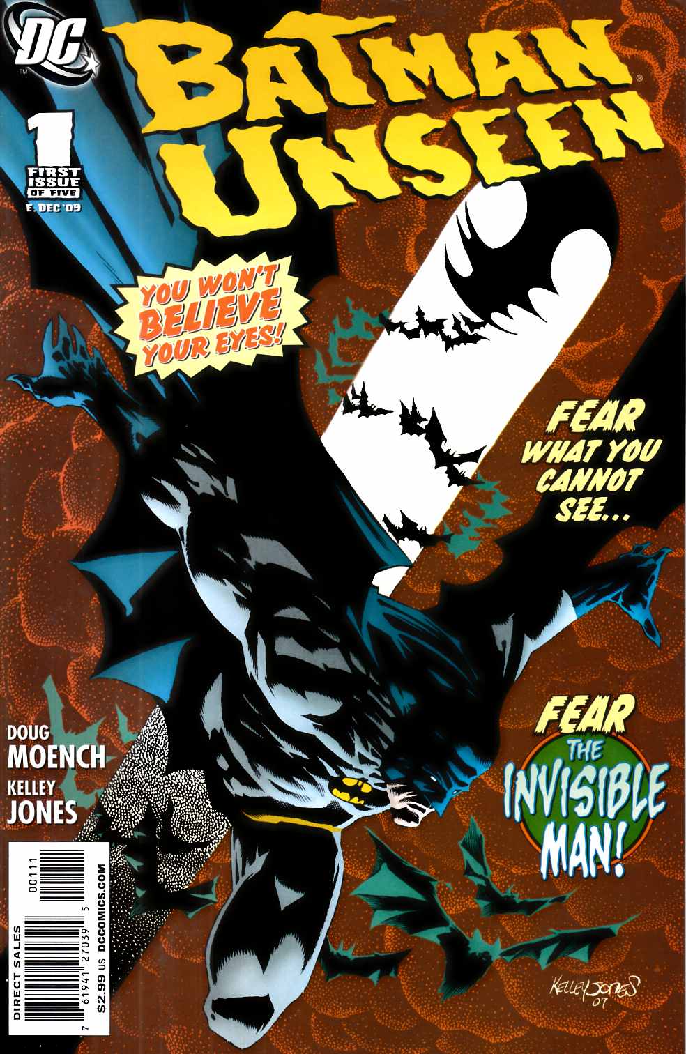 Batman Unseen #1 Very Fine (8.0) [DC Comic] LARGE