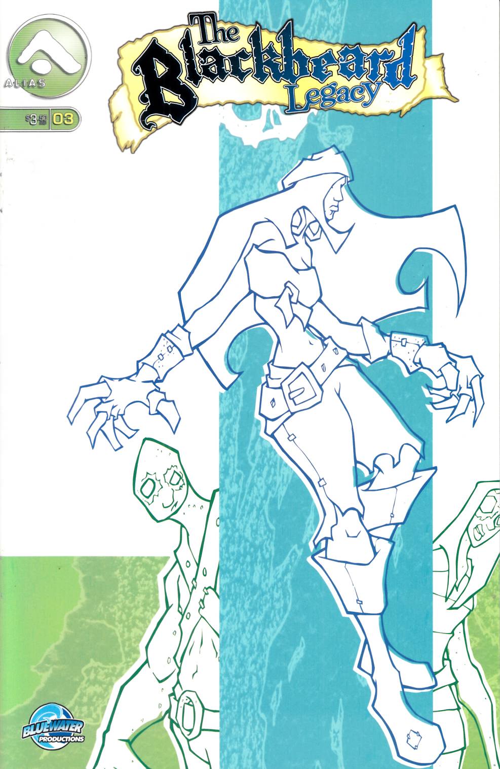 Blackbeard Legacy #3 Very Fine (8.0) [Bluewater Comic] THUMBNAIL