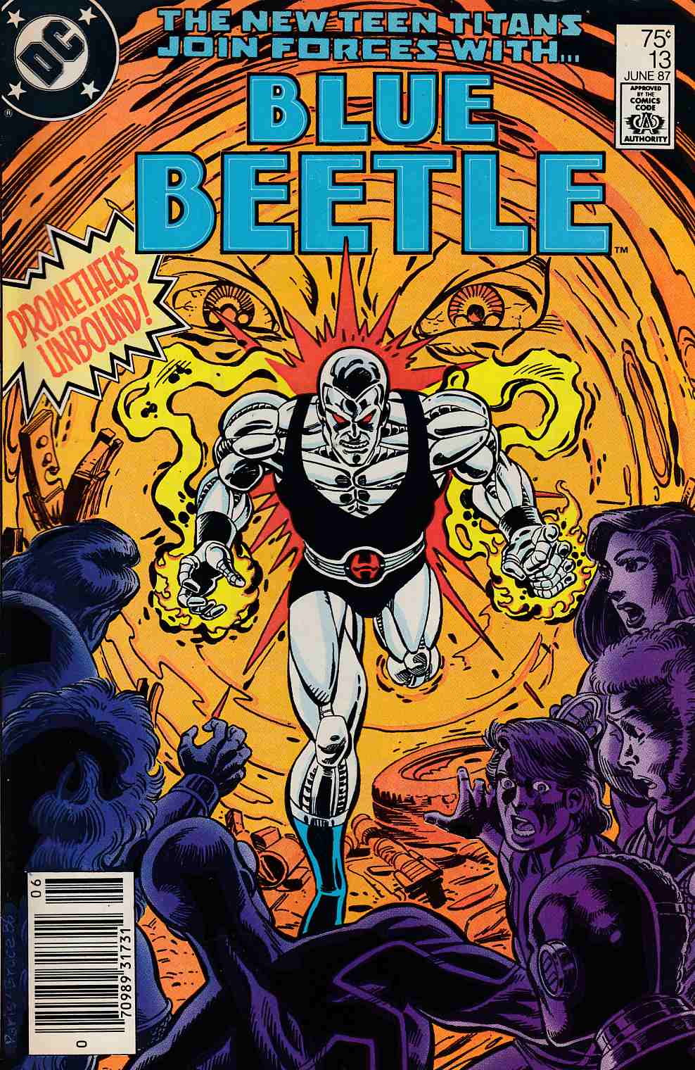 Blue Beetle #13 Newsstand Edition Very Fine Minus (7.5) [DC Comic] THUMBNAIL