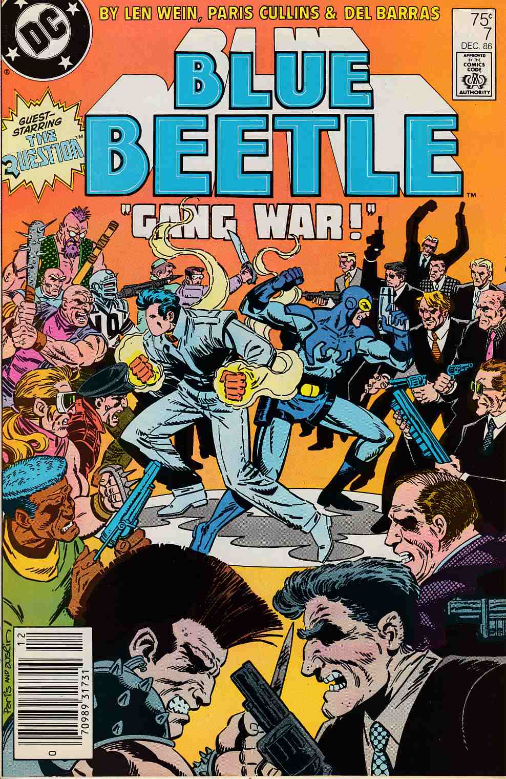 Blue Beetle #7 Newsstand Edition Near Mint Minus (9.2) [DC Comic] THUMBNAIL