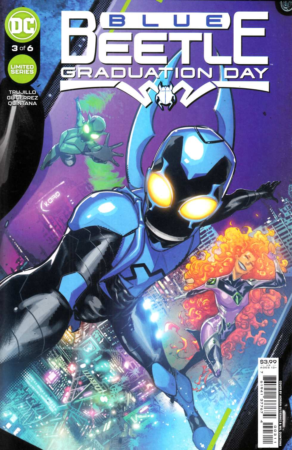 Blue Beetle Graduation Day #3 Near Mint (9.4) [DC Comic] THUMBNAIL