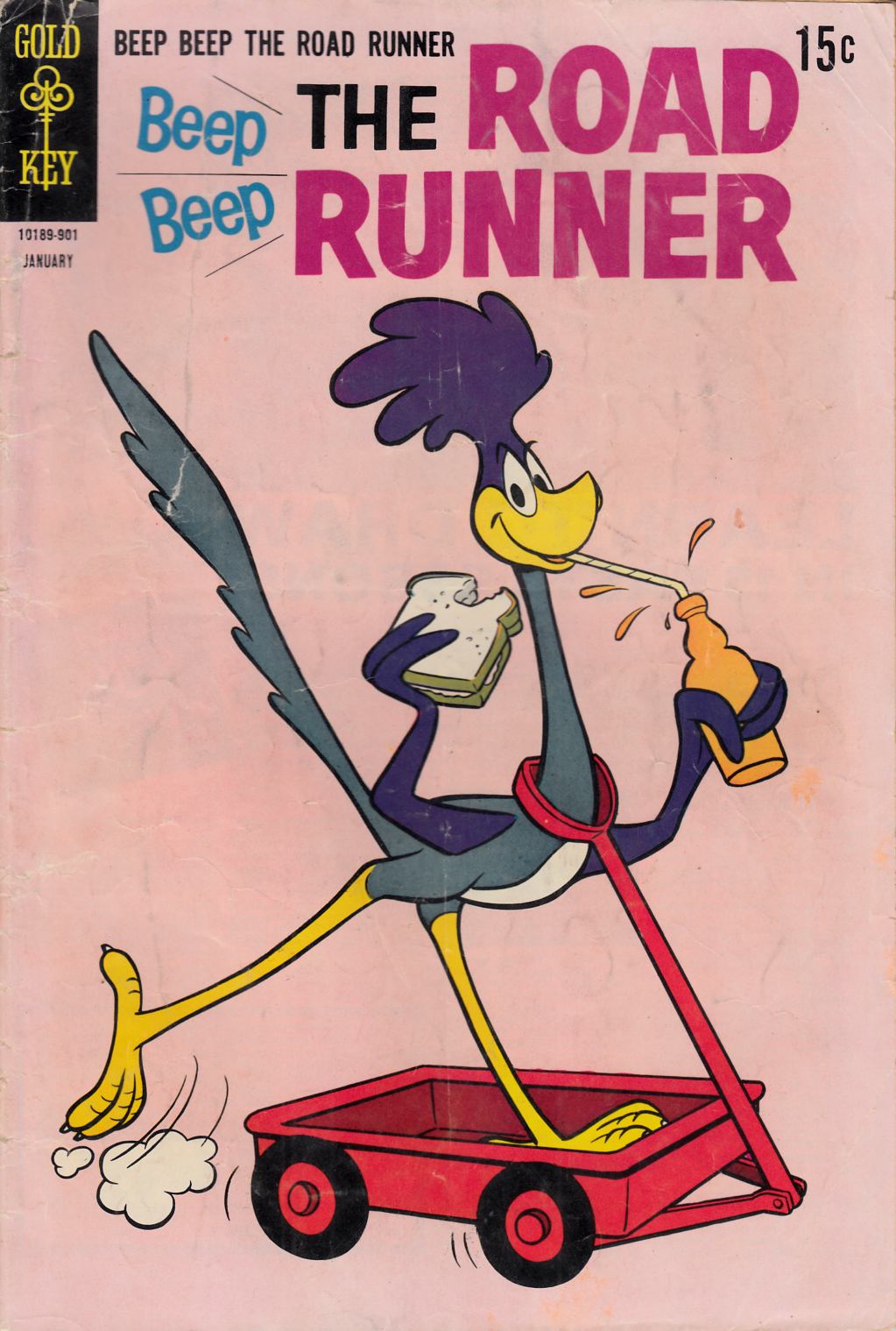 Beep Beep Road Runner #10 Very Good Minus (3.5) [Gold Key Comic] LARGE