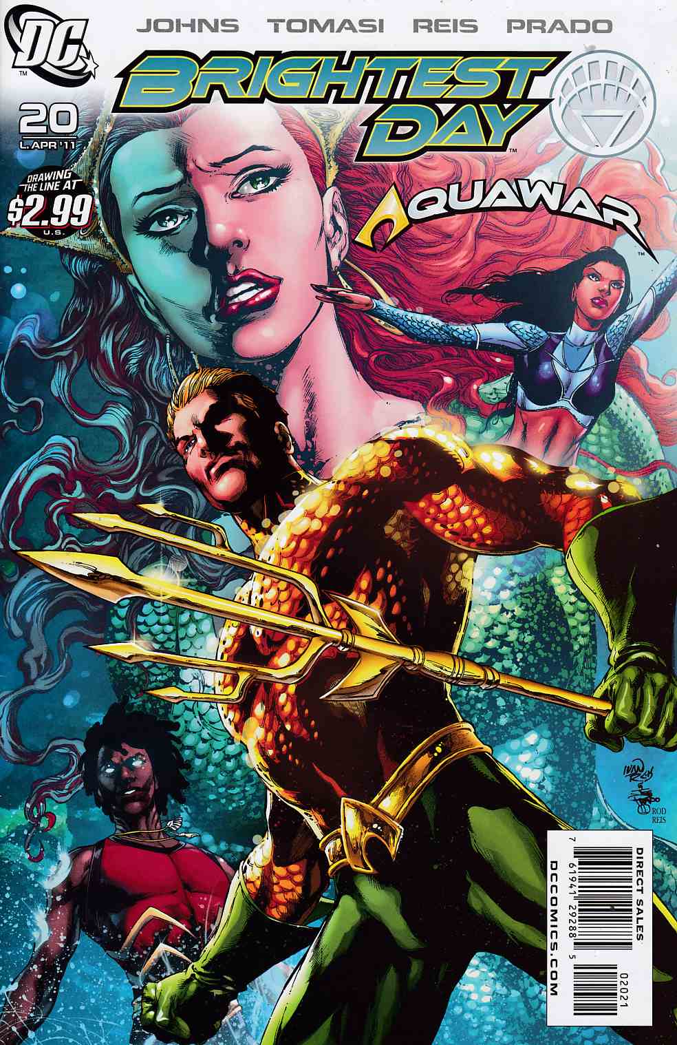 Brightest Day #20 Reis Variant Cover Very Fine (8.0) [DC Comic] THUMBNAIL