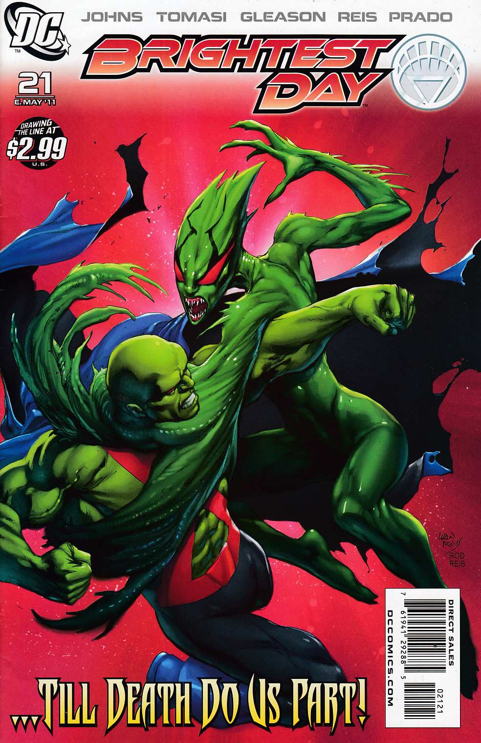 Brightest Day #21 Reis Variant Cover Very FIne (8.0) [DC Comic] THUMBNAIL