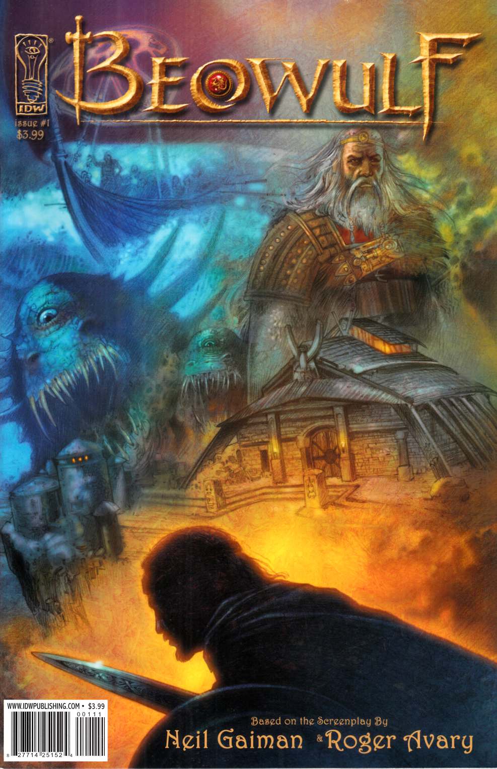 Beowulf #1 Cover A Near Mint (9.4) [IDW Comic] LARGE