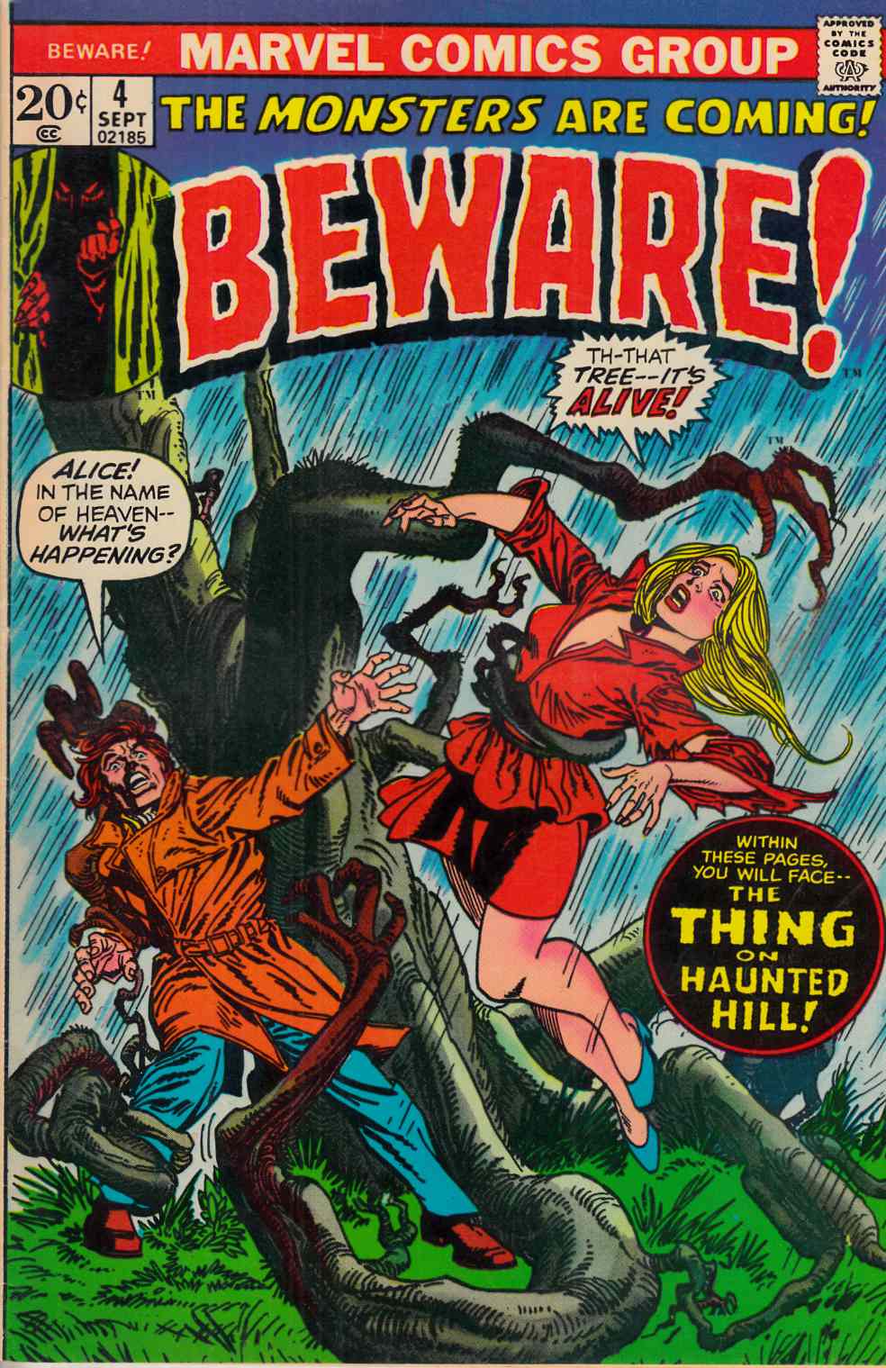 Beware #4 Fine (6.0) [Marvel Comic] THUMBNAIL