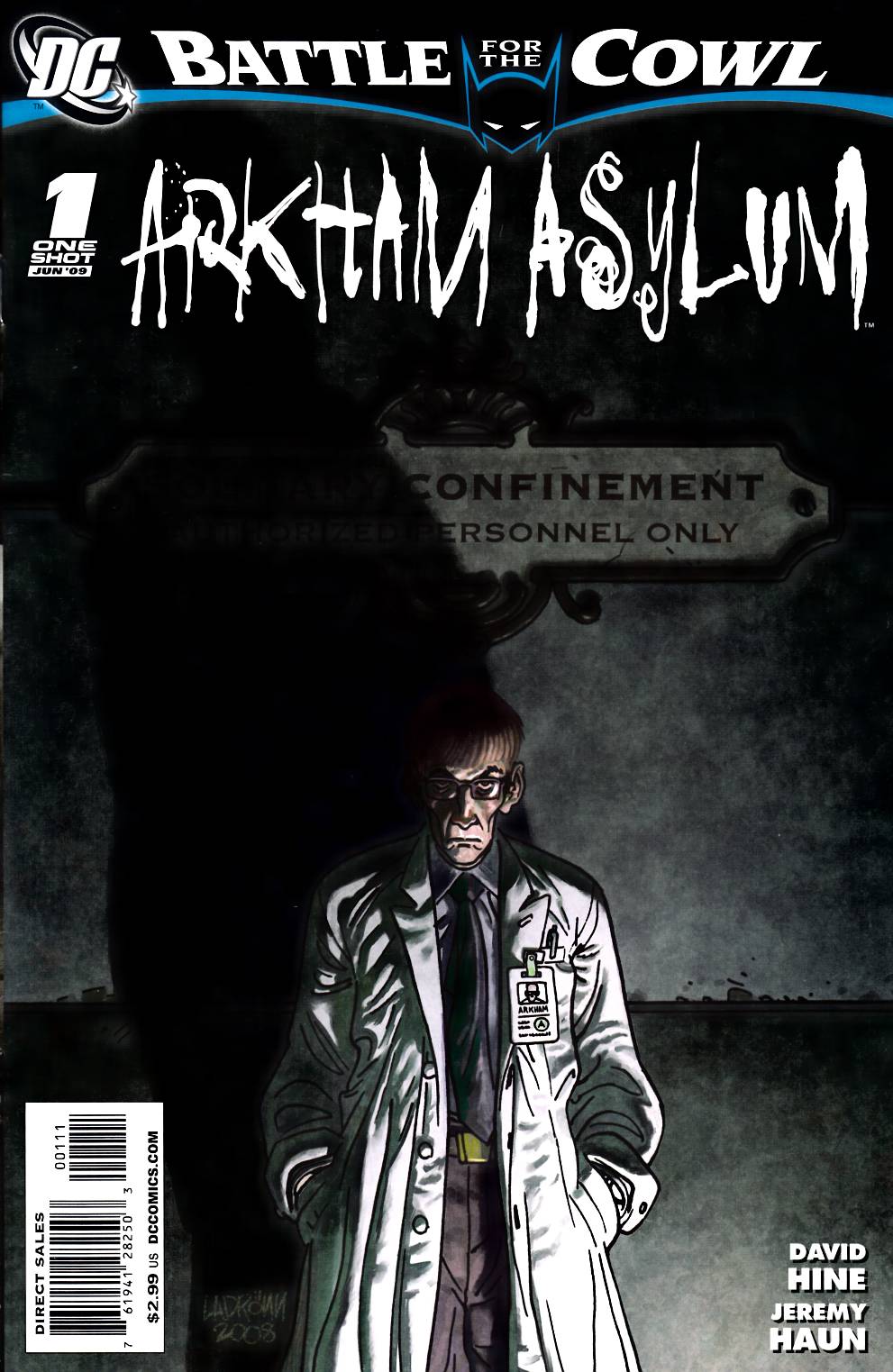 Batman Battle for the Cowl Arkham Asylum #1 Near Mint (9.4) [DC Comic] LARGE