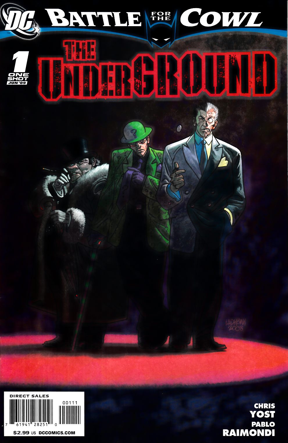 Batman Battle for the Cowl The Underground #1 Near Mint (9.4) [DC Comic] LARGE