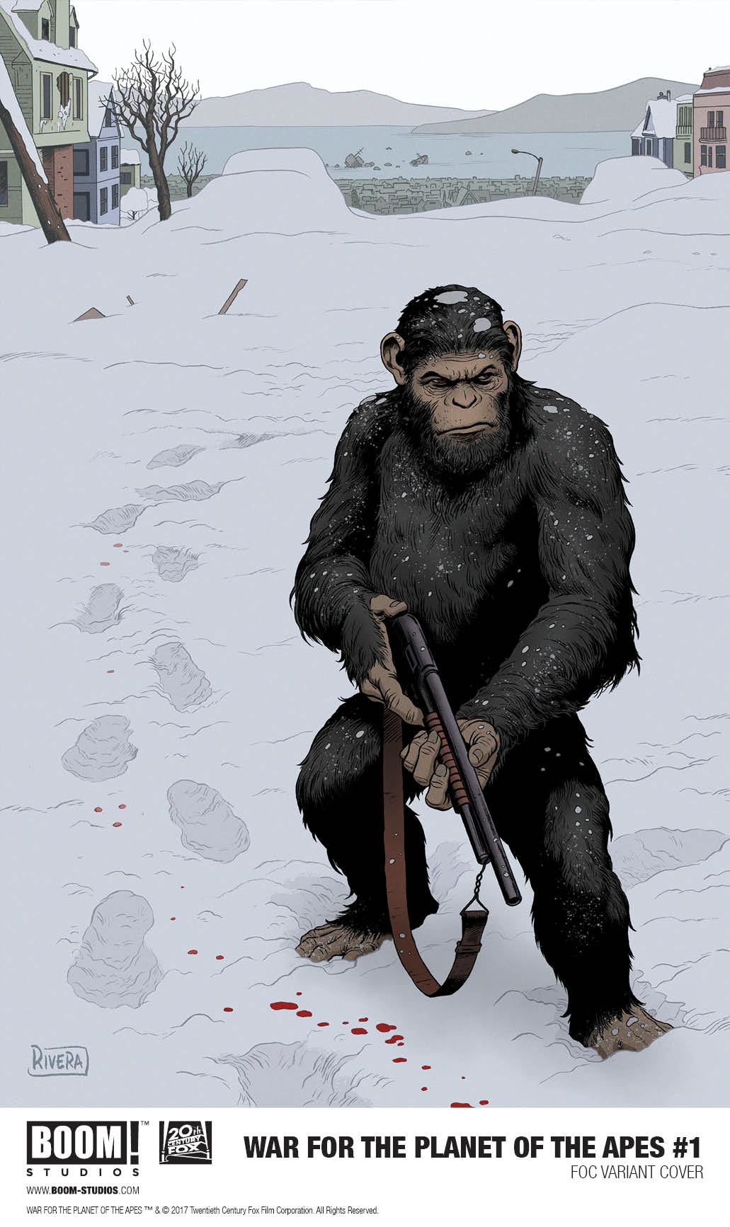 War For Planet of the Apes #1 FOC Variant Cover [Boom Comic] THUMBNAIL