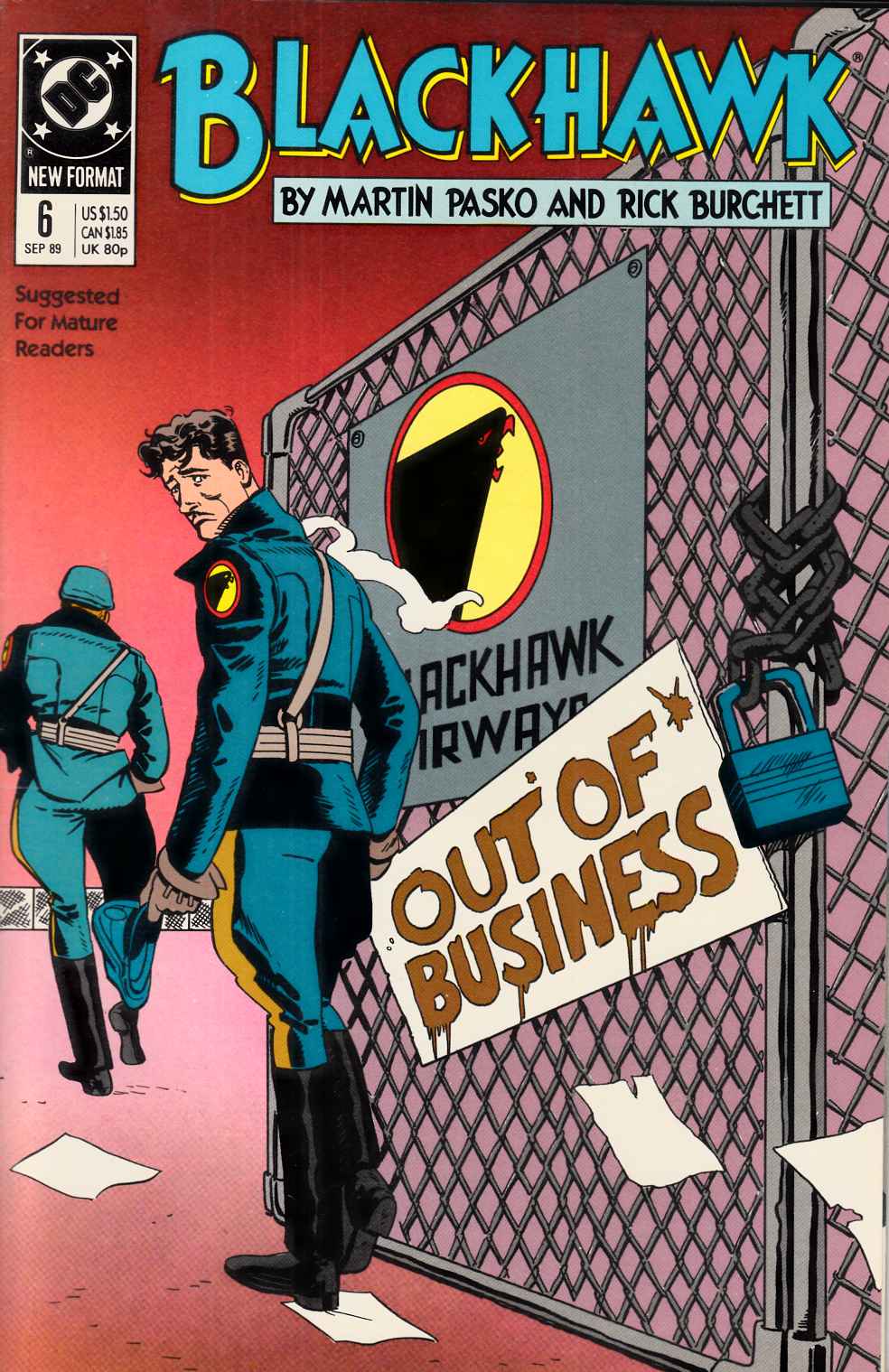 Blackhawk #6 Near Mint (9.4) [DC Comic] THUMBNAIL