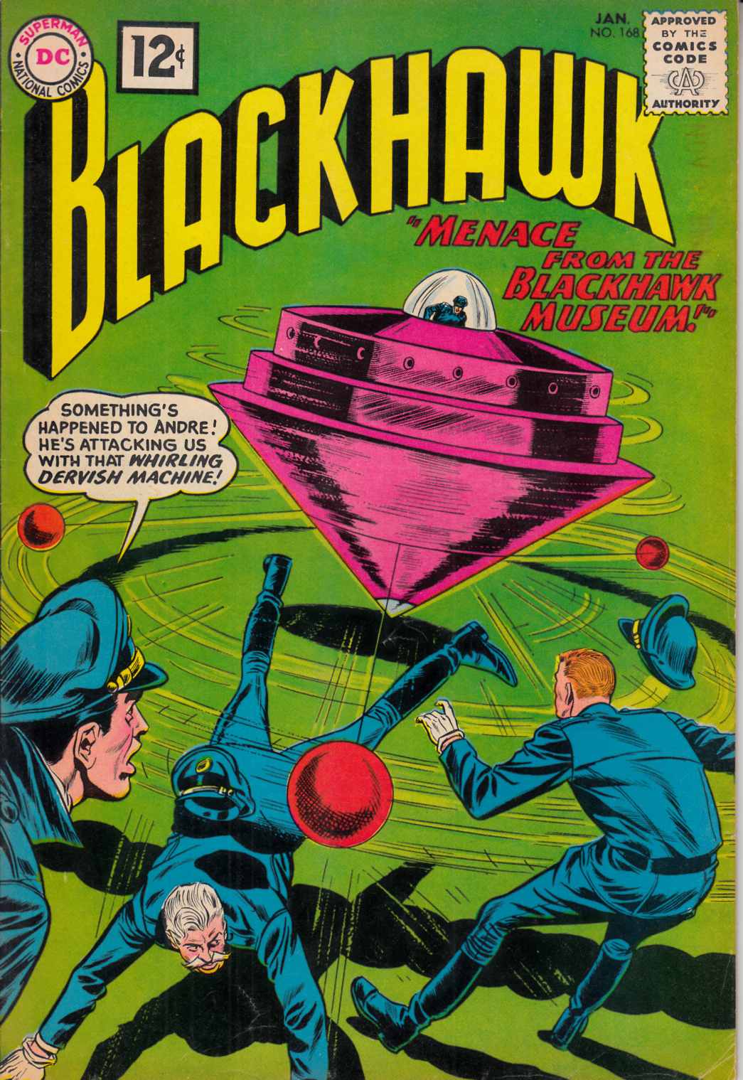 Blackhawk #168 Fine Plus (6.5) [DC Comic] LARGE