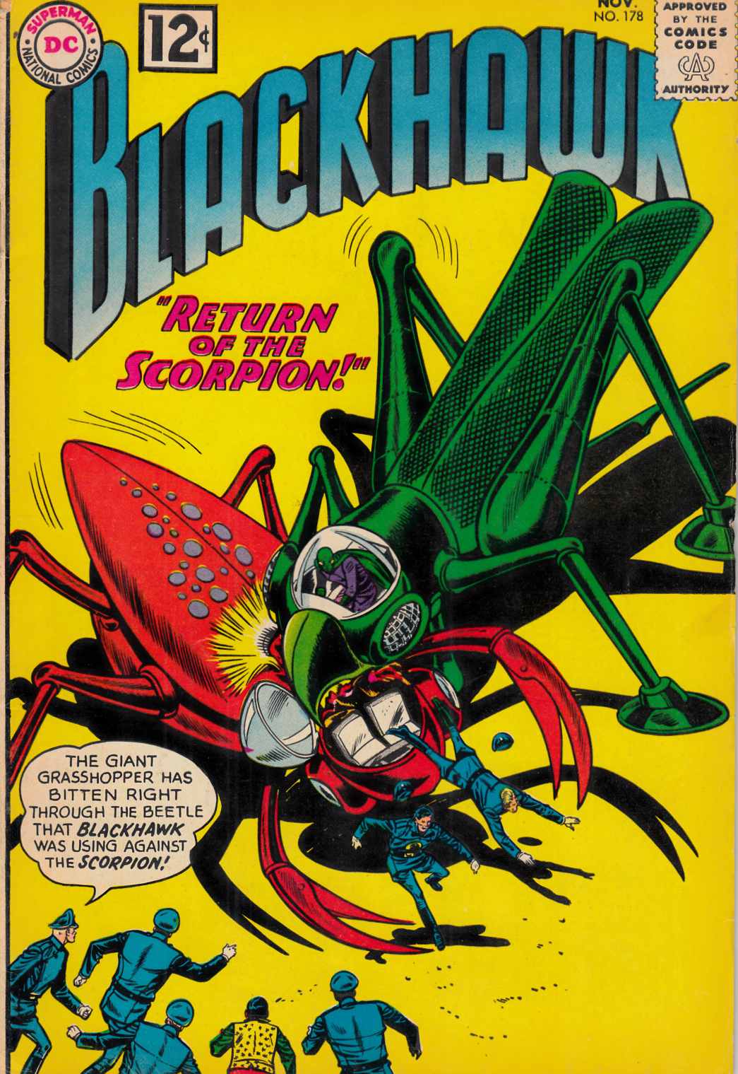 Blackhawk #178 Fine (6.0) [DC Comic] LARGE