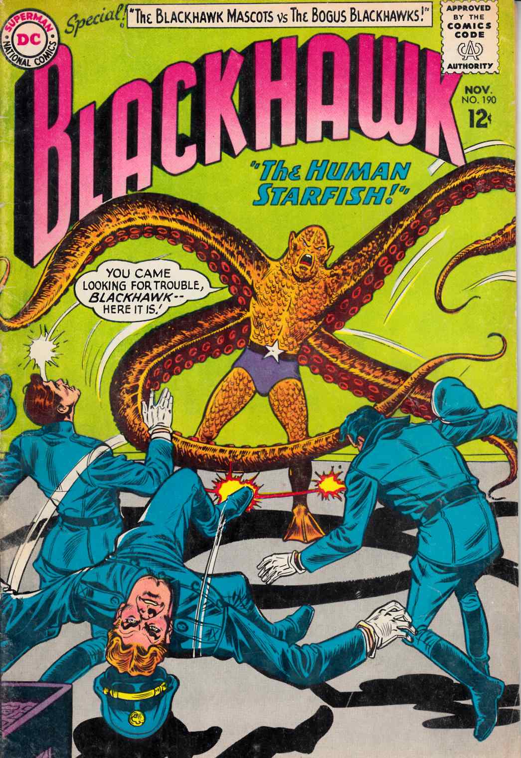 Blackhawk #190 Very Good (4.0) [DC Comic] LARGE