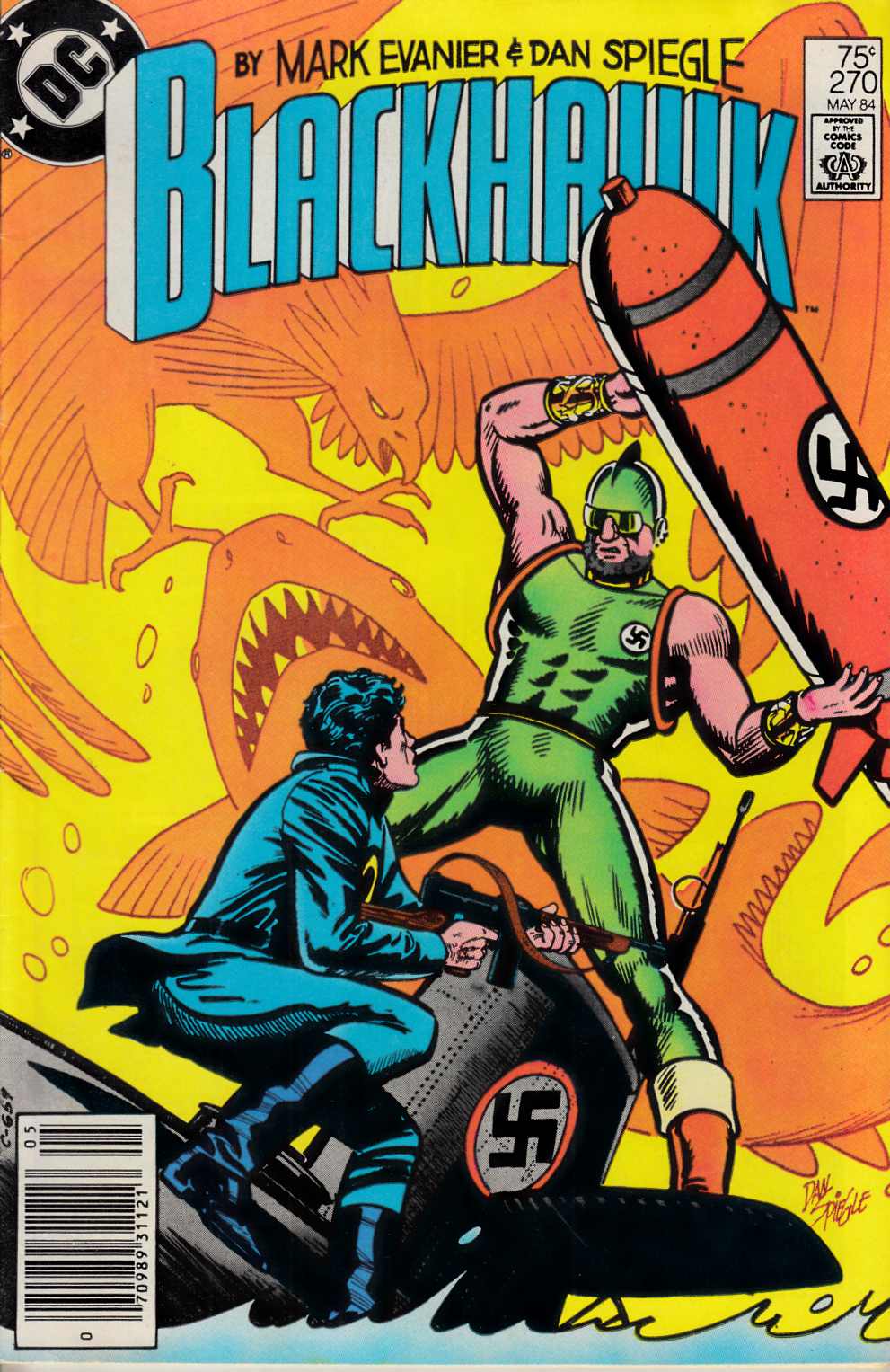 Blackhawk #270 Newsstand Edition Fine (6.0) [DC Comic] THUMBNAIL