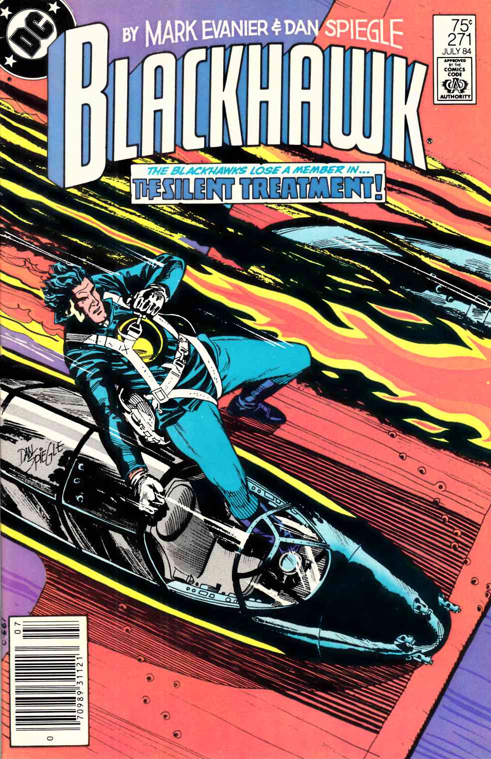 Blackhawk #271 Newsstand Edition Very Fine (8.0) [DC Comic] THUMBNAIL