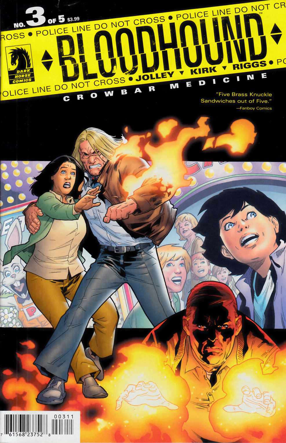 Bloodhound Crowbar Medicine #3 Near Mint (9.4) [Dark Horse Comic] THUMBNAIL