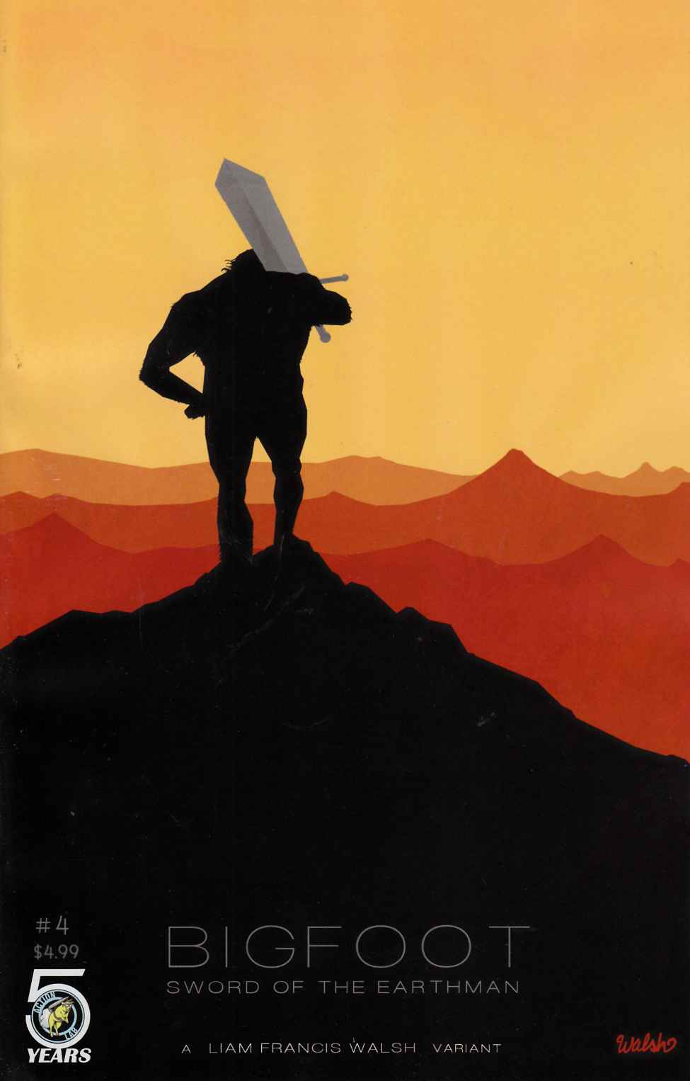 Bigfoot Sword of the Earthman #4 Cover B [Action Lab Comic] LARGE