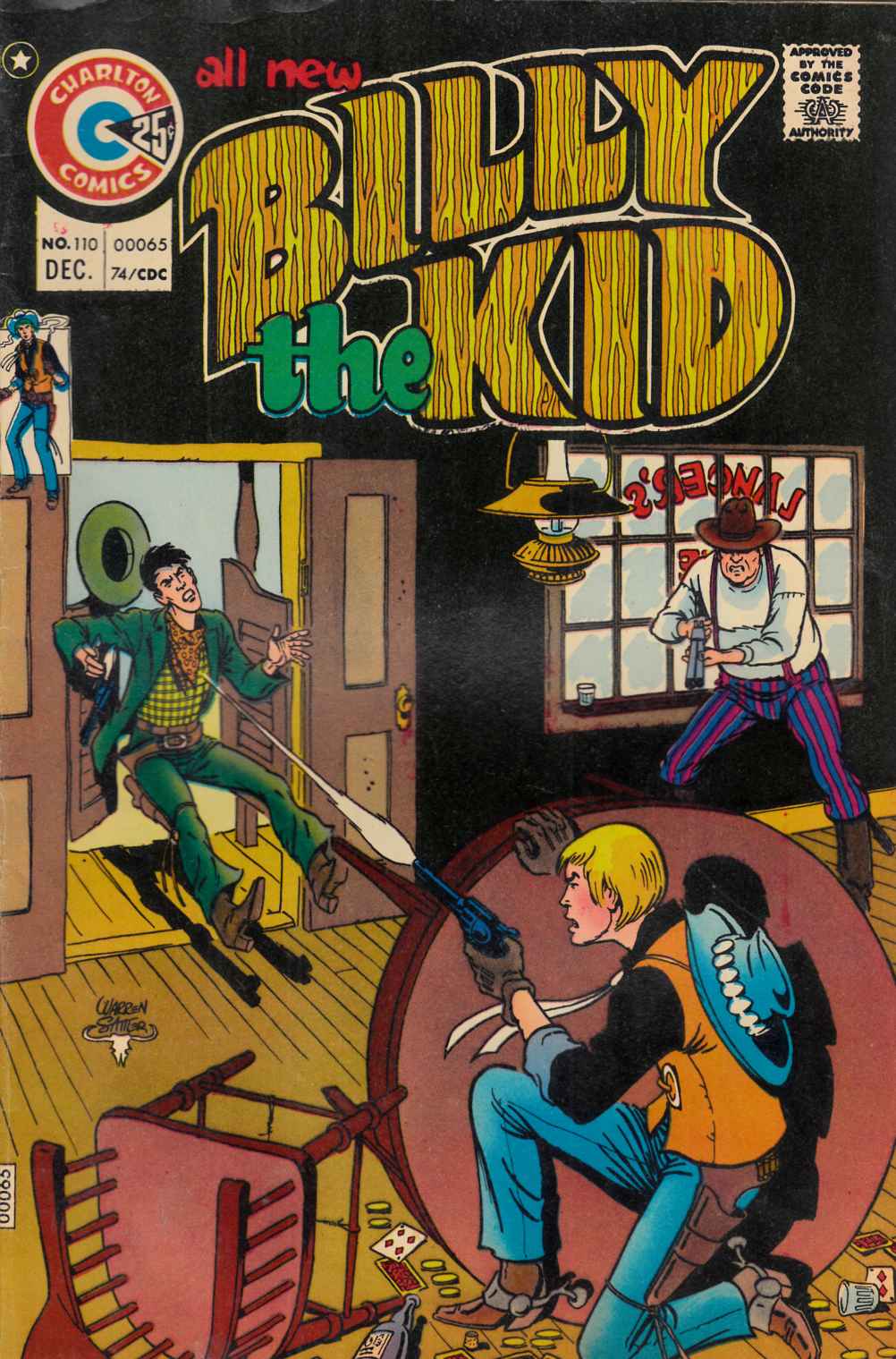 Billy the Kid #110 Fine (6.0) [Charlton Comic] LARGE