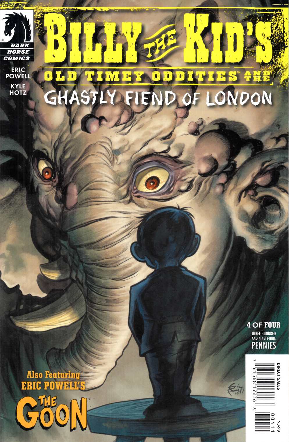 Billy the Kids Old Timey Oddities Ghastly Fiend of London #4 Fine (6.0) [Dark Horse Comic] LARGE