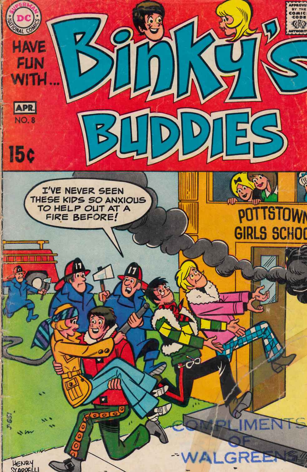 Binky's Buddies #8 Good (2.0) [DC Comic] LARGE
