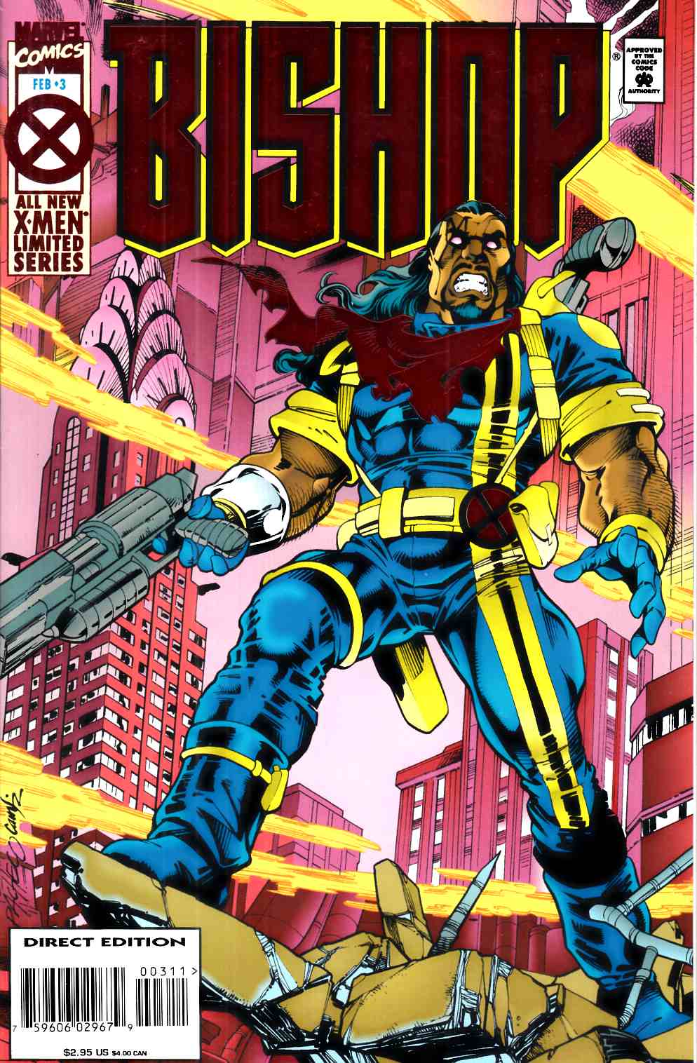 Bishop #3 Near Mint (9.4) [Marvel Comic] THUMBNAIL
