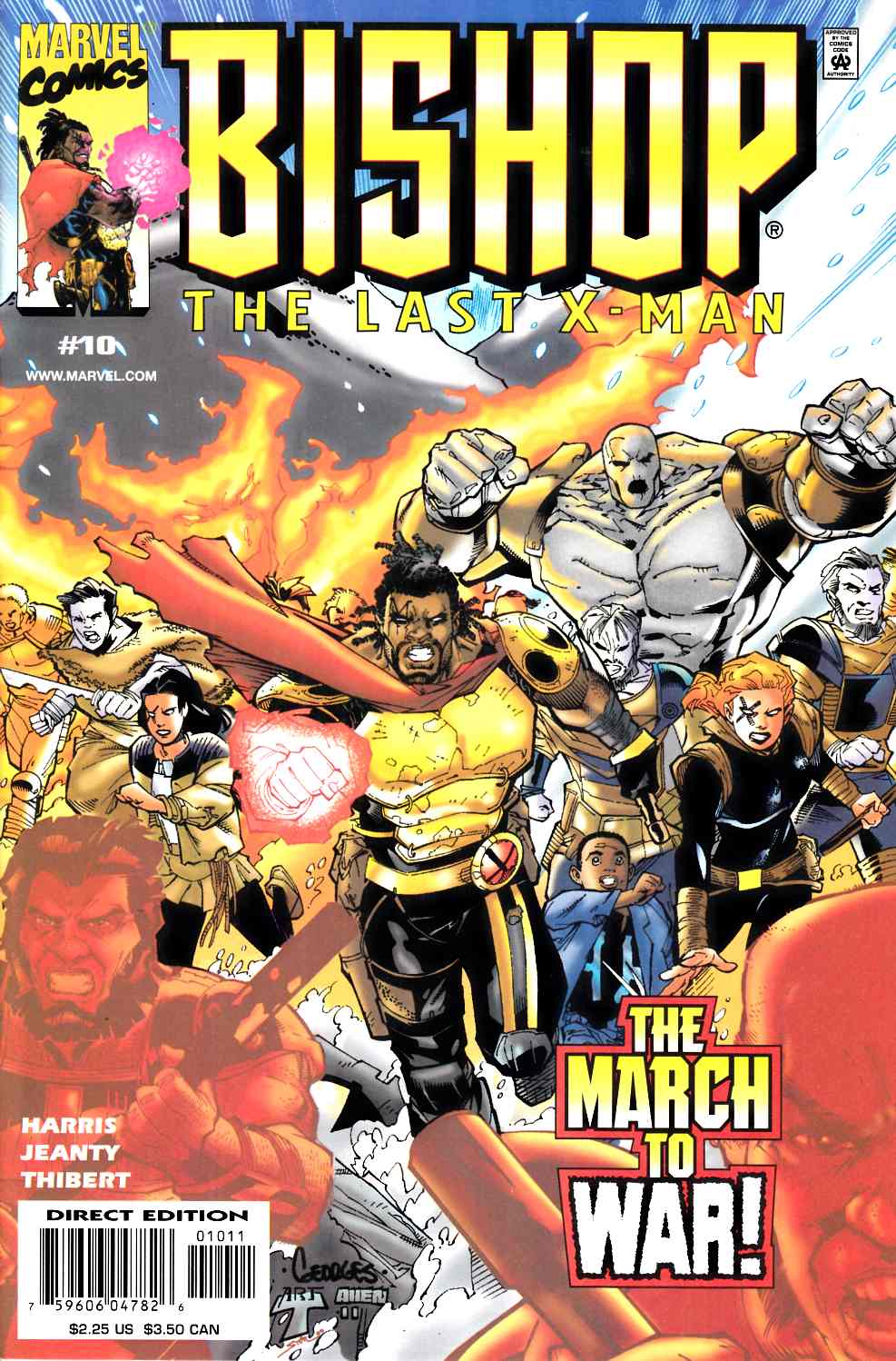 Bishop the Last X-Man #10 Near Mint (9.4) [Marvel Comic] LARGE