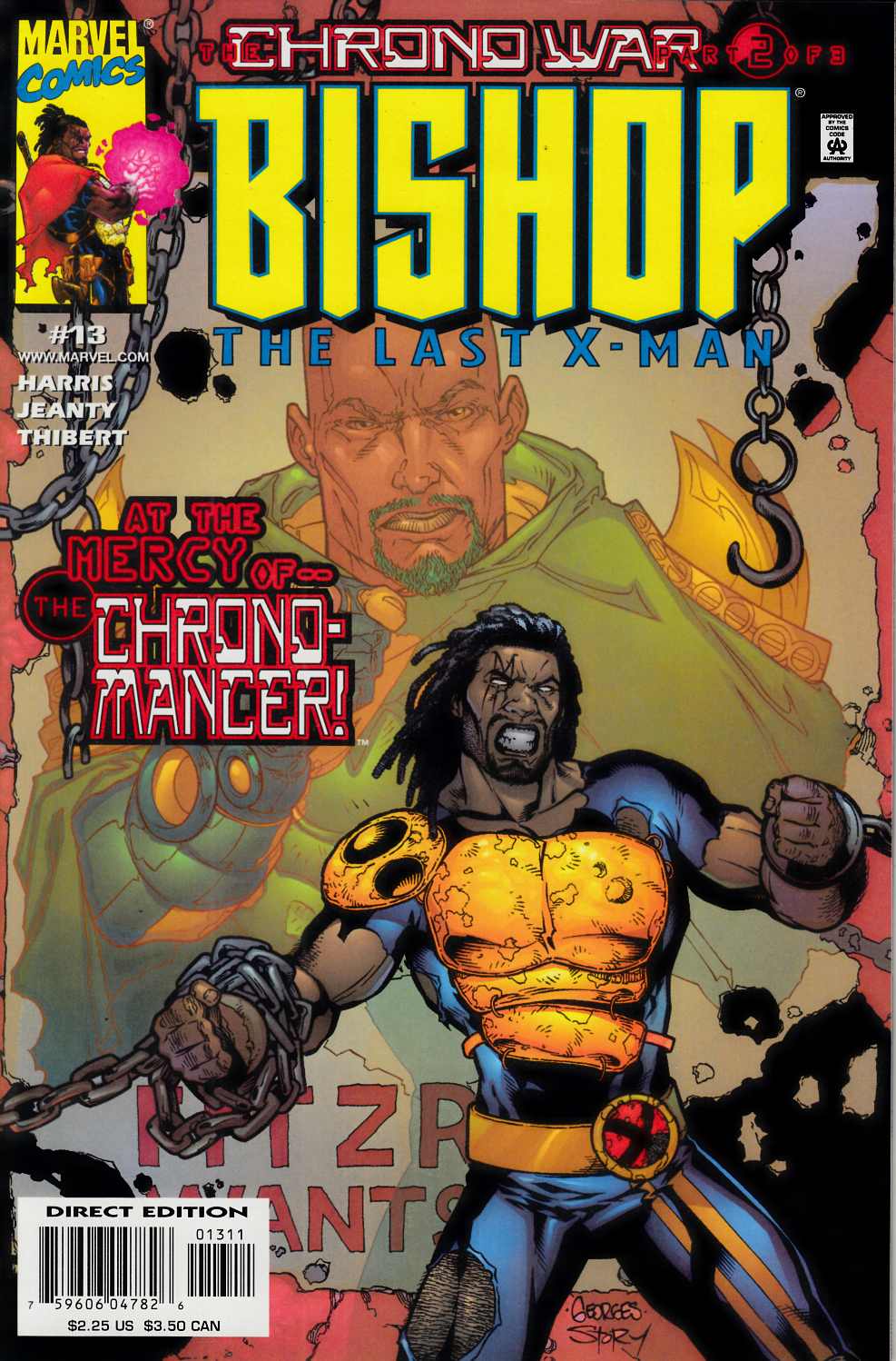 Bishop the Last X-Man #13 Near Mint (9.4) [Marvel Comic] LARGE