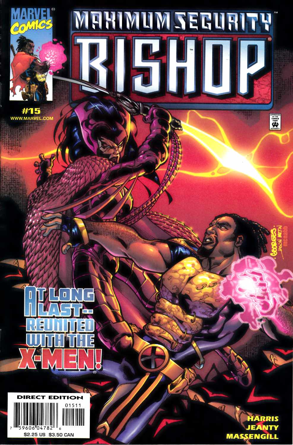 Bishop the Last X-Man #15 Near Mint (9.4) [Marvel Comic] THUMBNAIL