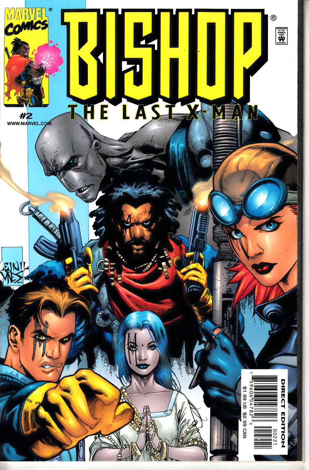 Bishop the Last X-Man #2 Cover B Near Mint (9.4) [Marvel Comic] THUMBNAIL