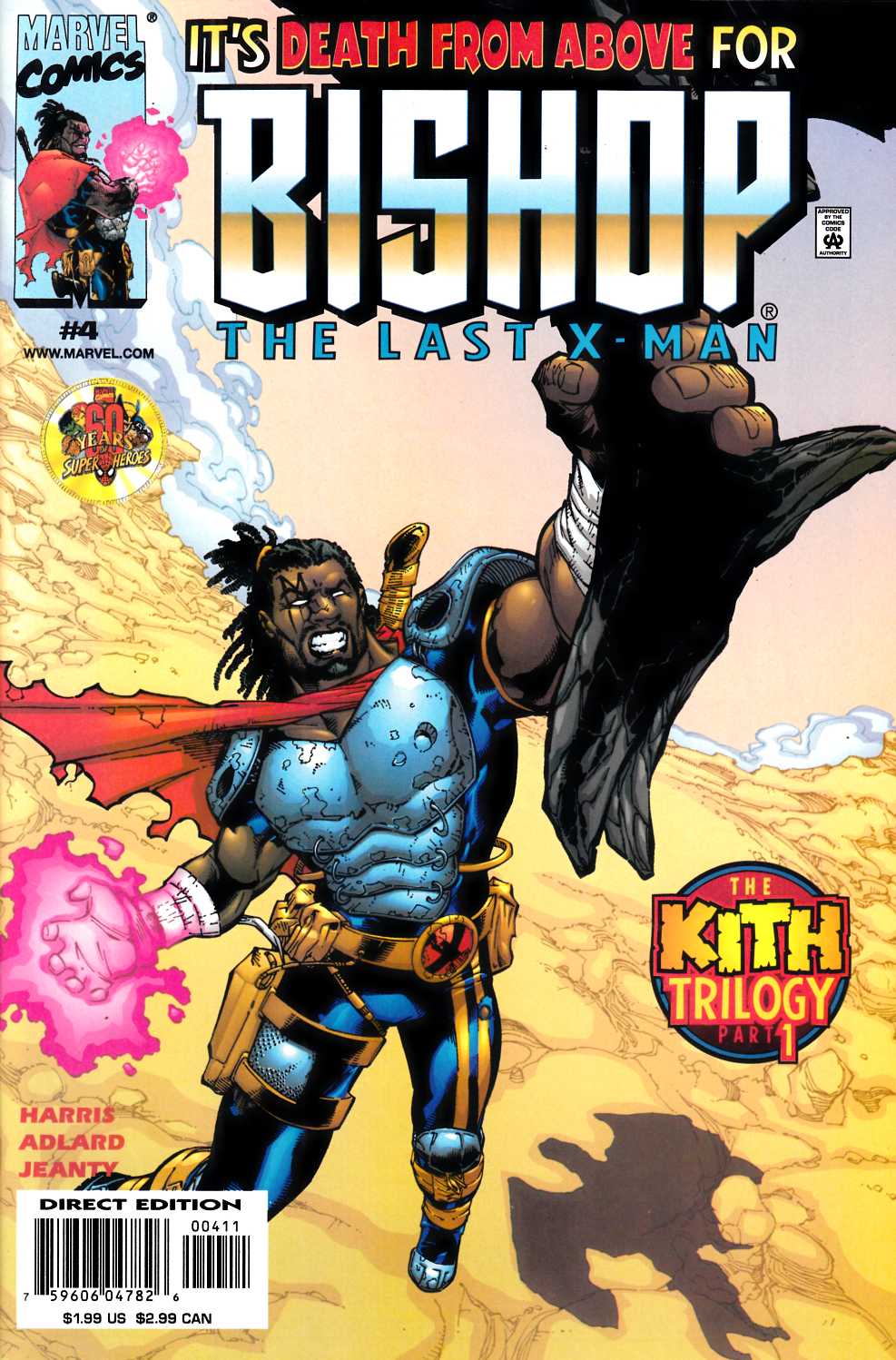 Bishop the Last X-Man #4 Near Mint (9.4) [Marvel Comic] THUMBNAIL