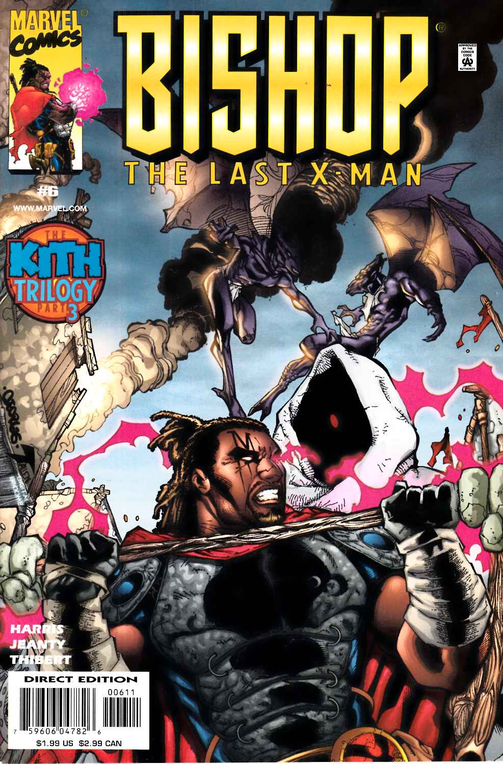 Bishop the Last X-Man #6 Near Mint (9.4) [Marvel Comic] LARGE