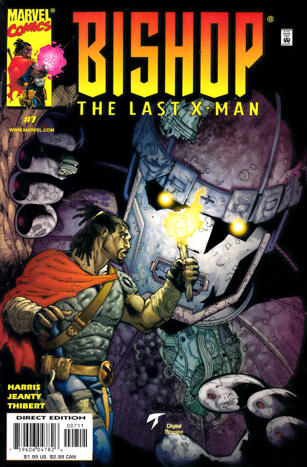 Bishop the Last X-Man #7 Near Mint (9.4) [Marvel Comic] LARGE