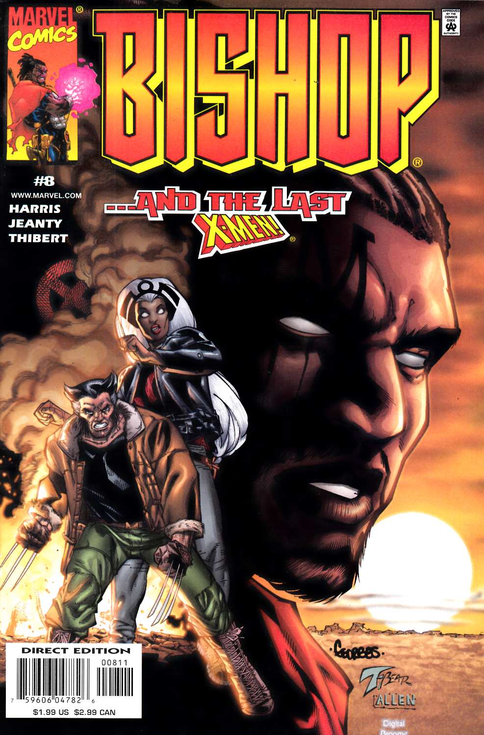 Bishop the Last X-Man #8 Near Mint (9.4) [Marvel Comic] LARGE