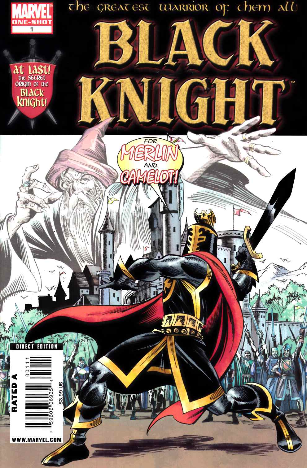 Black Knight #1 Near Mint (9.4) [Marvel Comic] LARGE