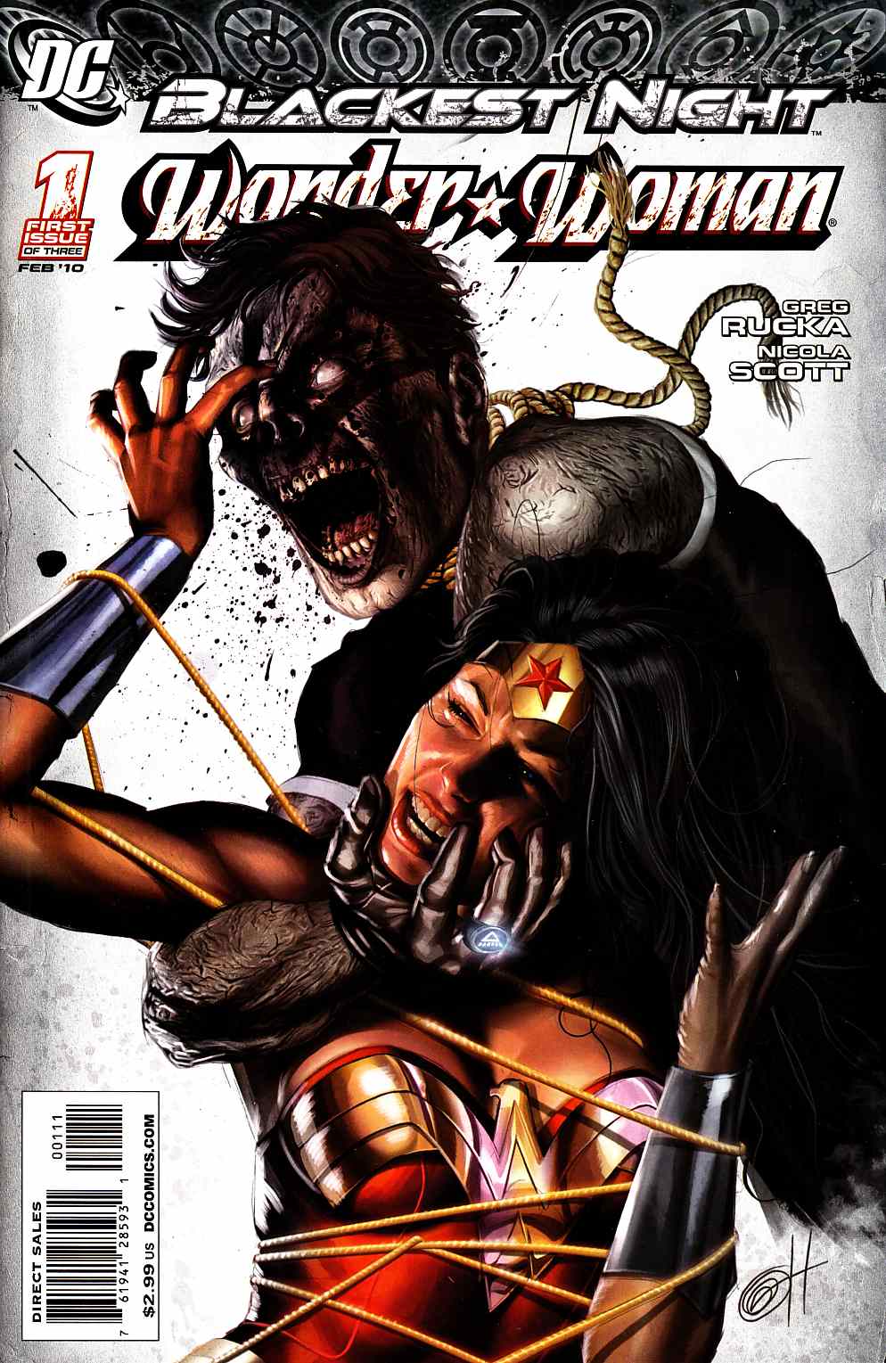 Blackest Night Wonder Woman #1 Near Mint (9.4) [DC Comic] THUMBNAIL