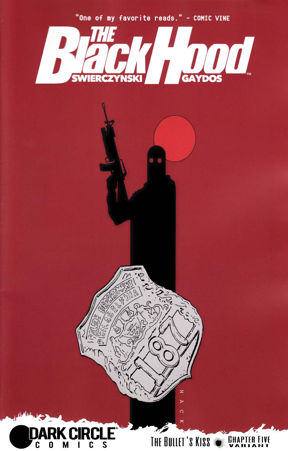 Black Hood #5 Mack Variant Cover [Archie Comic] THUMBNAIL
