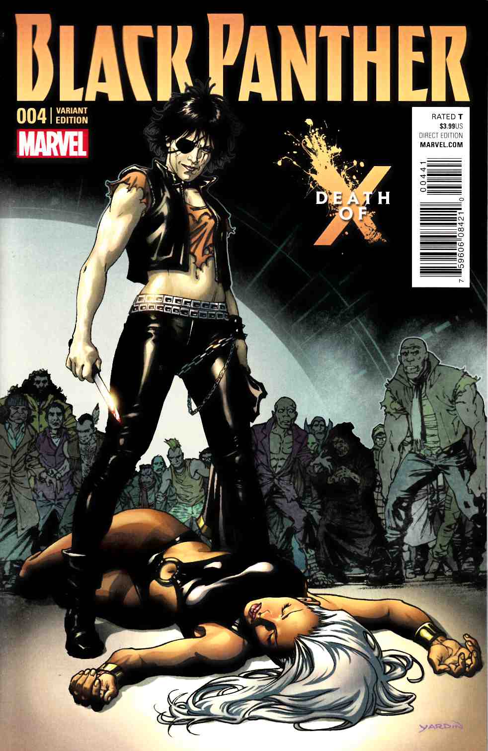 Black Panther #4 Yardin Death of X Variant Cover Near Mint (9.4) [Marvel Comic] LARGE
