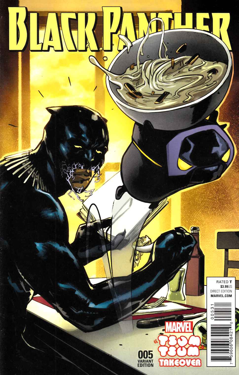 Black Panther #5 Pichelli Tsum Tsum Variant Cover Near Mint (9.4) [Marvel Comic] LARGE