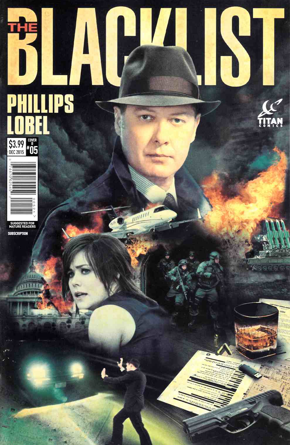 Blacklist #5 Subscription Photo Cover [Titan Comic] THUMBNAIL