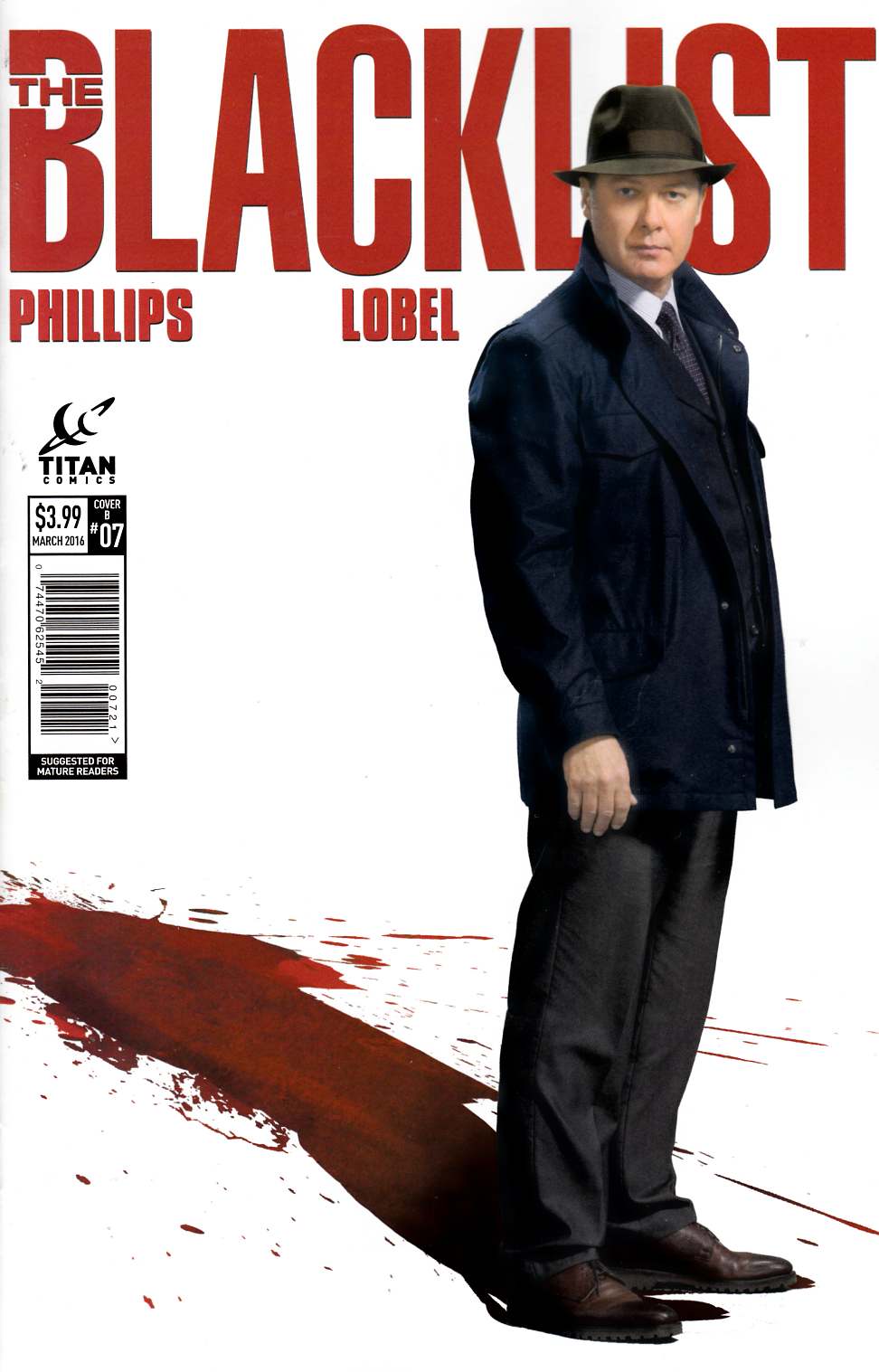 Blacklist #7 Subscription Photo Cover [Titan Comic] LARGE