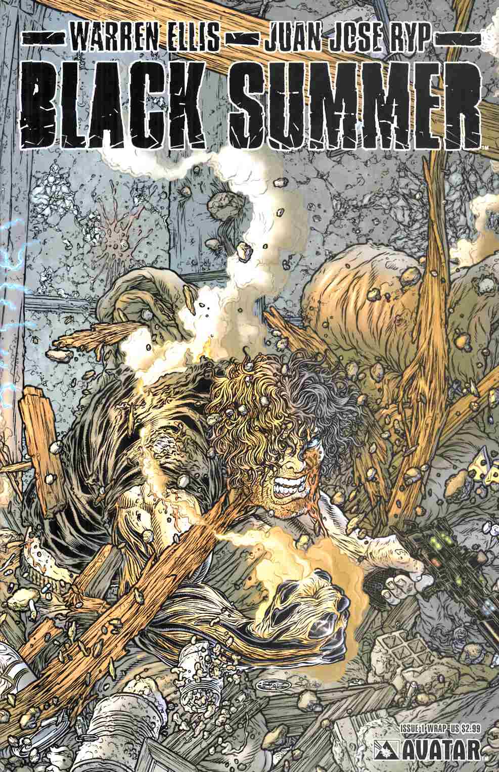 Black Summer #1 Wrap Cover Near Mint (9.4) [Avatar Comic] THUMBNAIL