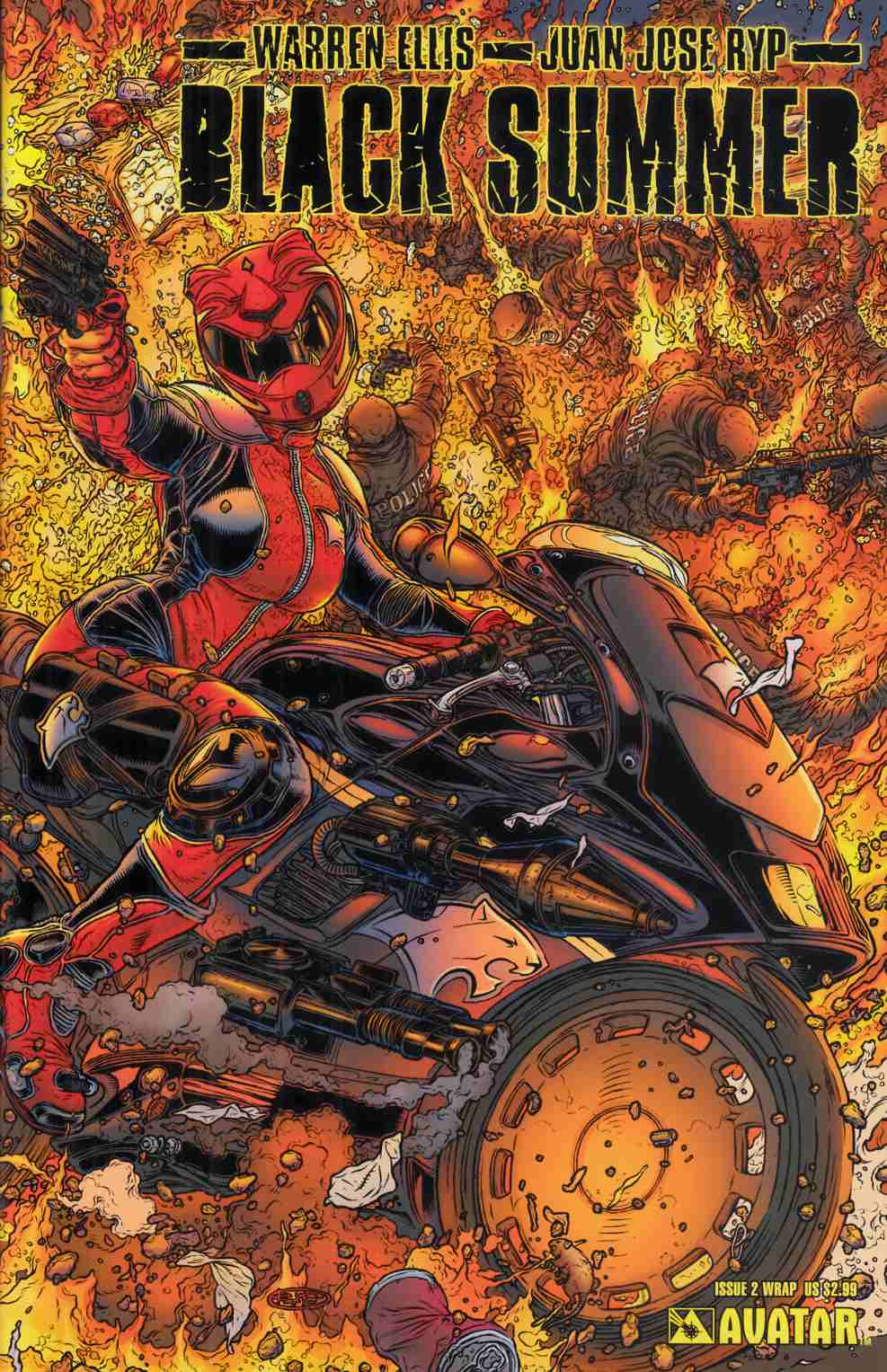 Black Summer #2 Wrap Cover Very Fine (8.0) [Avatar Comic] LARGE