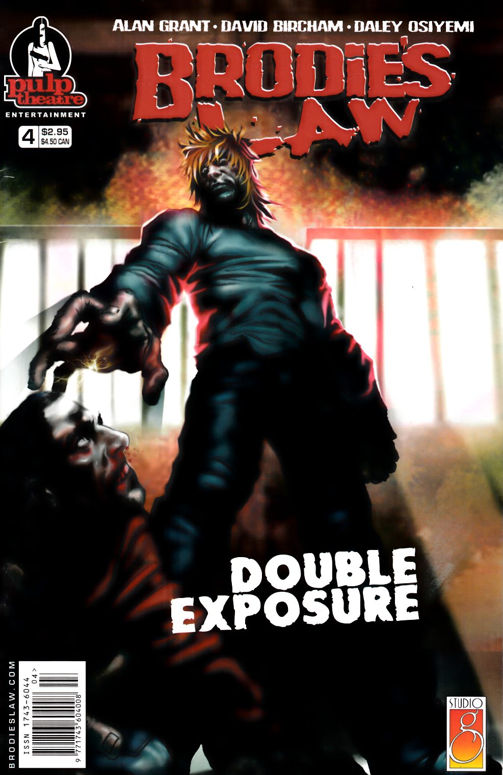 Brodie’s Law #4 Very Fine (8.0) [Pulp Theatre Comic] LARGE