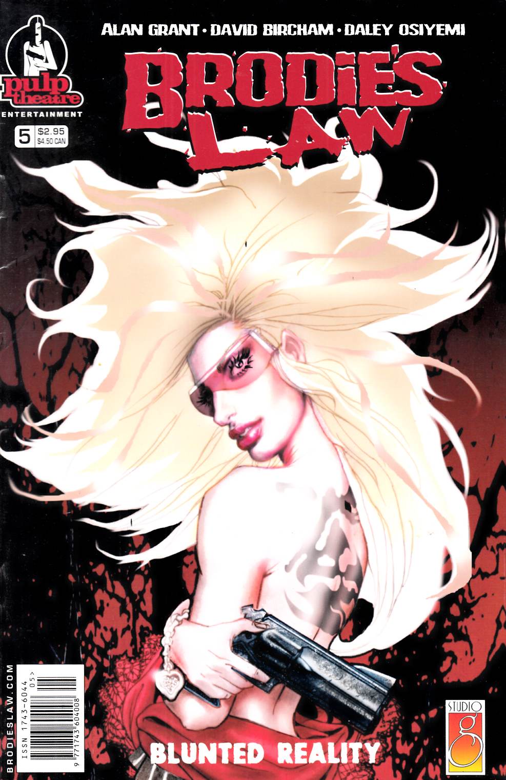 Brodie’s Law #5 Fine (6.0) [Pulp Theatre Comic] LARGE