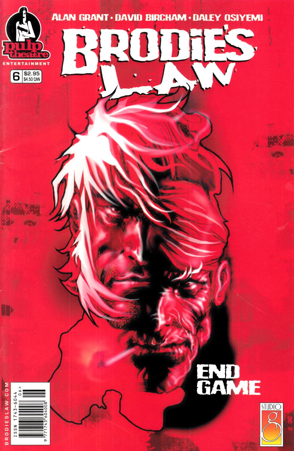 Brodie’s Law #6 Fine (6.0) [Pulp Theatre Comic] THUMBNAIL