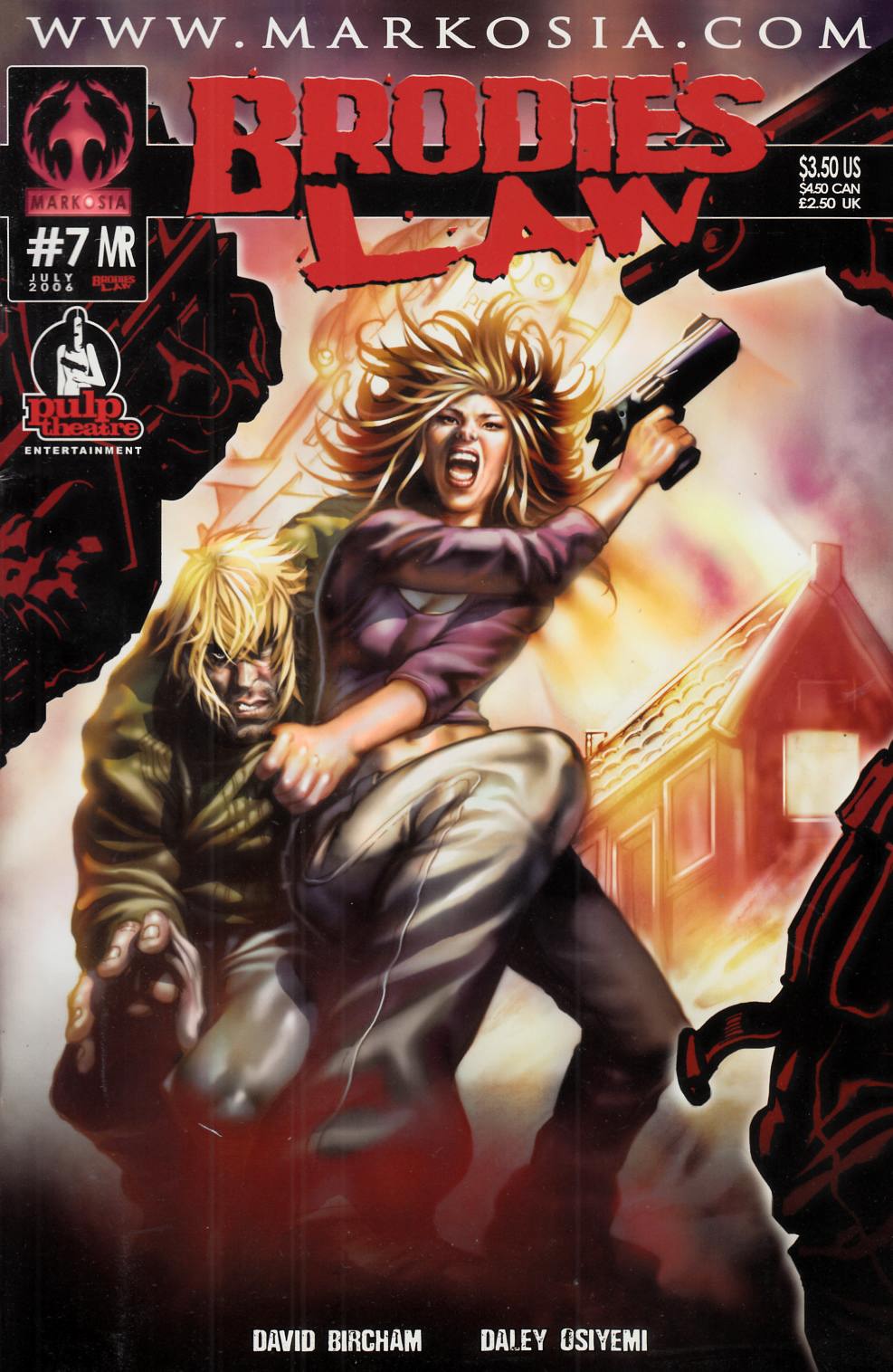 Brodie’s Law #7 Fine (6.0) [Pulp Theatre Comic] LARGE
